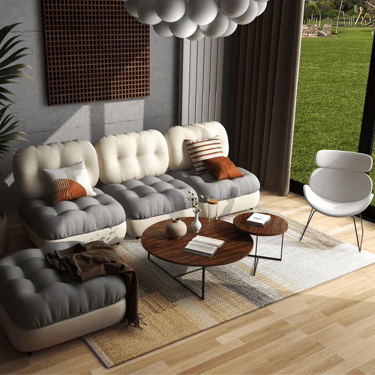 Marlow 3 Seater Modular Sofa With Ottoman