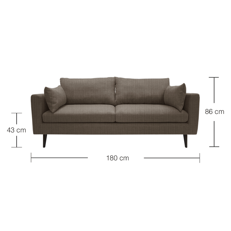 Benz 2.5 Seater Sofa - EcoClean