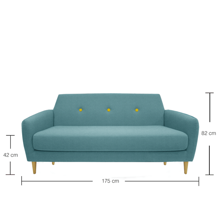 Alto 3 Seater Sofa - AquaClean