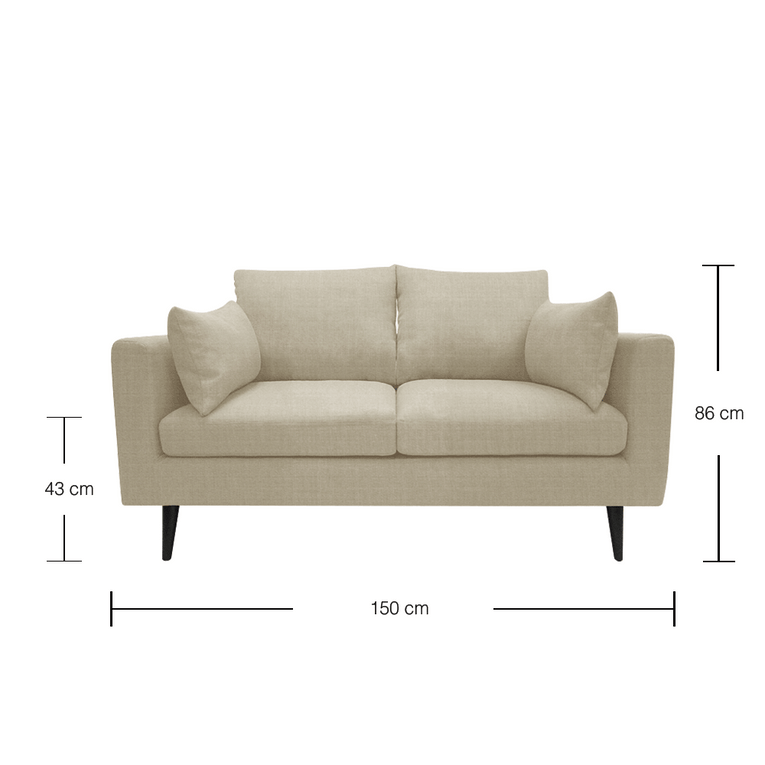 Benz 2 Seater Sofa - EcoClean