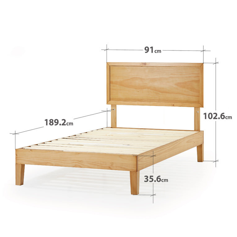 Zinus Beckham Wooden Bed Ensemble