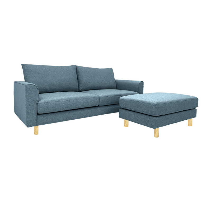 Toby Sofa With Ottoman-EcoClean