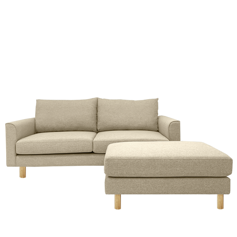 Toby Sofa With Ottoman-EcoClean