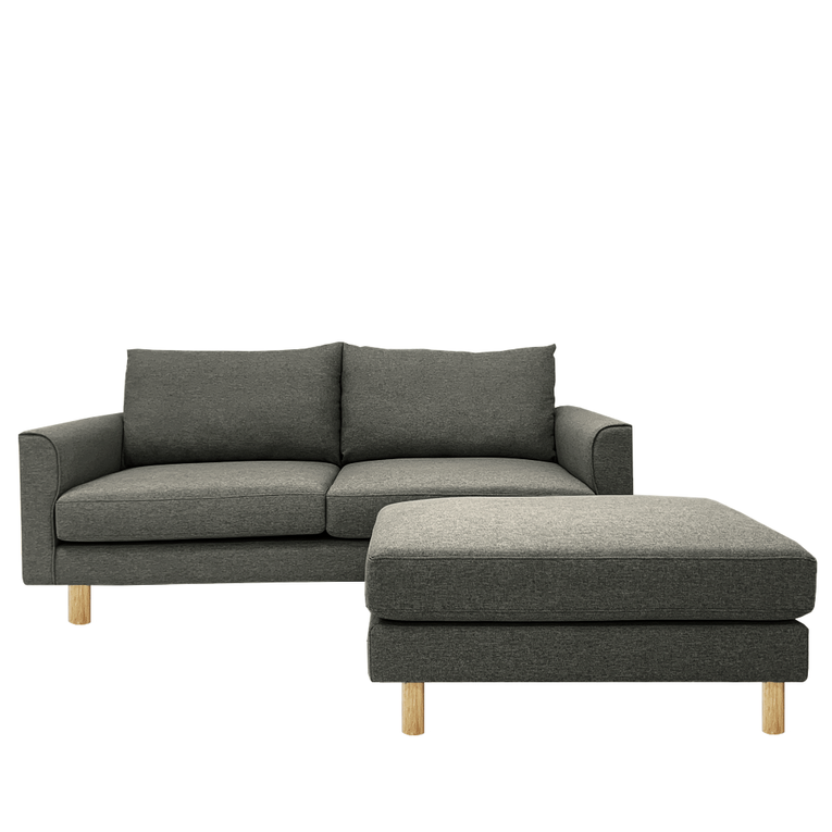 Toby Sofa With Ottoman-EcoClean