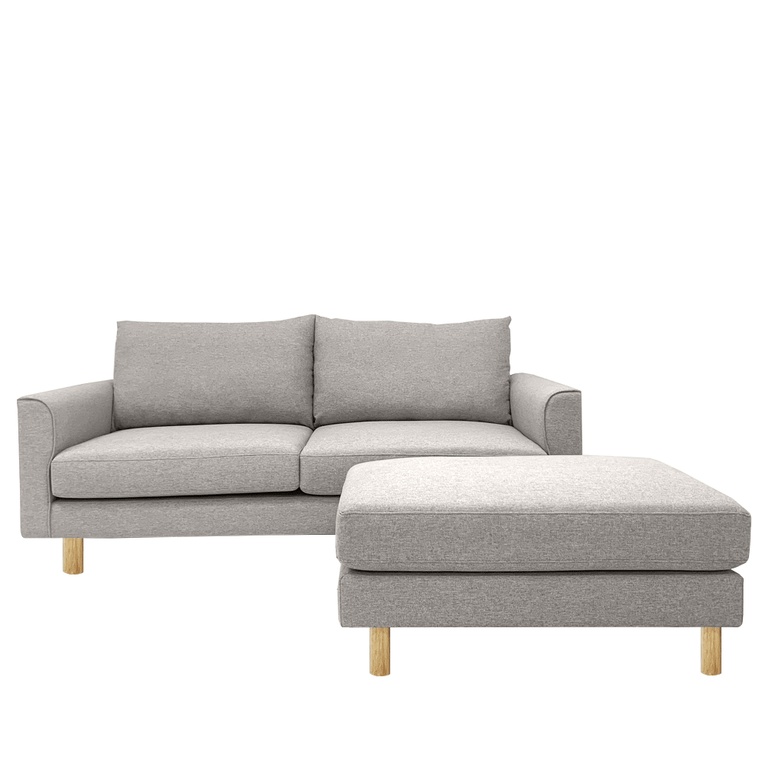Toby Sofa With Ottoman-EcoClean