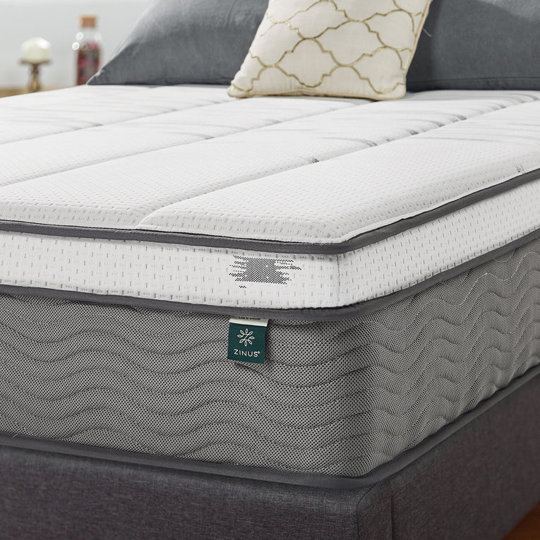 Zinus 13" iCoil Box Top Memory Foam Spring Mattress
