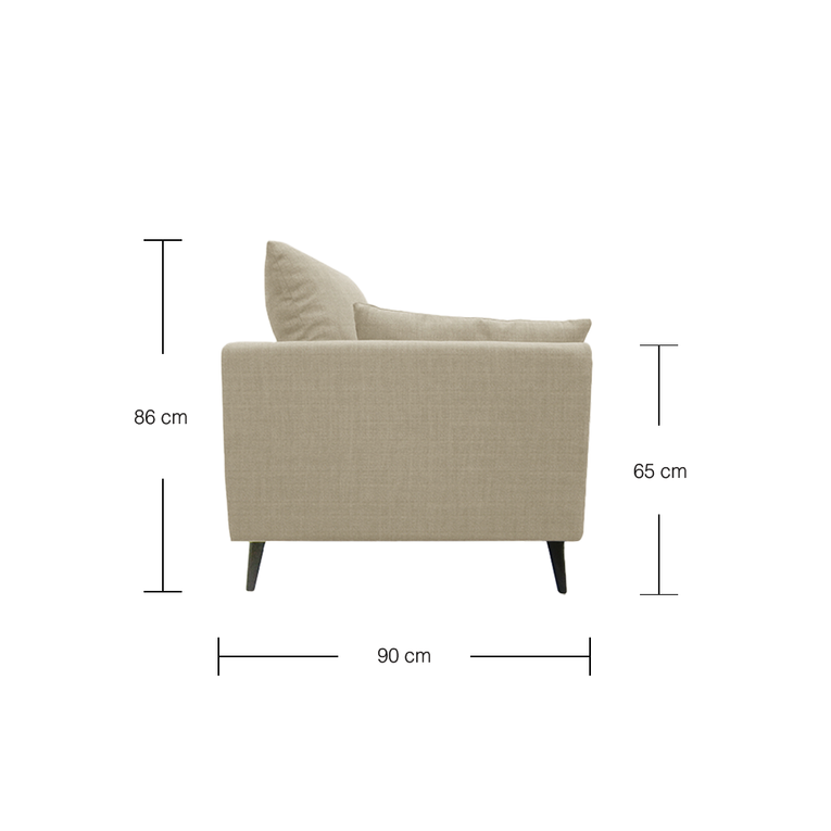 Benz 2 Seater Sofa - EcoClean