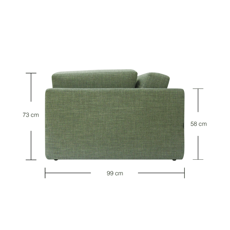 Dennis 4 Seater Modular Sofa - EcoClean